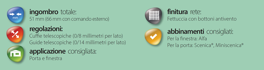 descrizione generica zanzariere tradizionali rosy